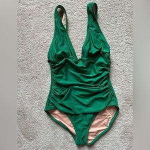 Jcrew rouched one piece bathing suit